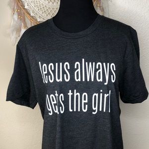NWT! Bella Men’s “Jesus Always Gets the Girl” Tee